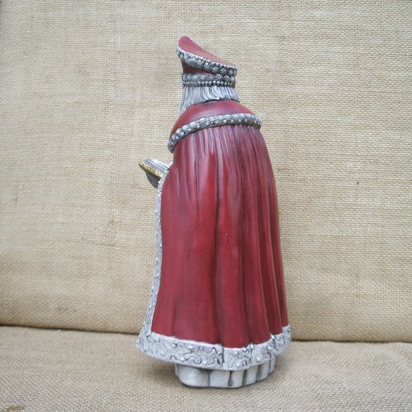 Vintage Handmade St. Nicholas Ceramic Figurine - Picture 6 of 16